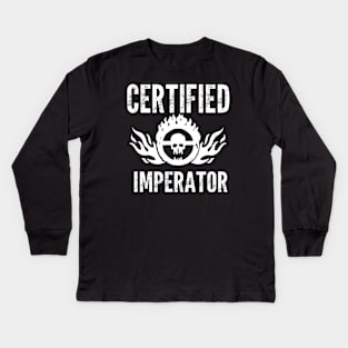 Certified Imperator Alternate Kids Long Sleeve T-Shirt